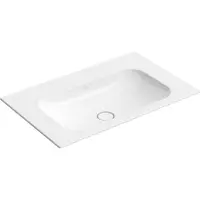 Villeroy & Boch Finion - Lavabo per mobili 800x500 mm, senza sfioratore, senza foro per miscelatore, CeramicPlus, bianco alpino 416483R1