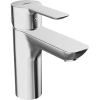 Hansa HANSALIGNA Mitigeur de lavabo, raccord : tubes en cuivre, avec vidage, saillie : 108mm, chromé, 06092103, 06092103