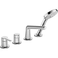 Hansa HANSADESIGNO Style Mitigeur de bain, 4 trous, saillie 190mm, 53122063, 53122063