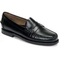 Sebago per donna. 7001530 Mocassini classici Dan in pelle neri (40), Nero, Basso, 1 a 3 cm, Nessuno, Casual, Da sera, Classico