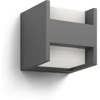 Philips Luce A Parete Led Orizzontale Arbour 2x4 Da 800 Lumen 5w