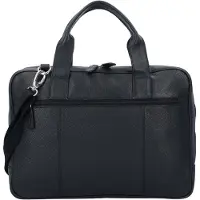 Dermata Valigetta Vera Pelle 39 cm Vano porta PC nero