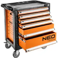 Neo Tools Carrello portautensili Neo 6 cassetti Serratura centrale
