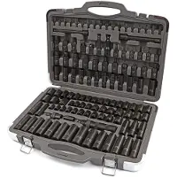 HBM Set di chiavi a cricchetto 119 pezzi professionale misure metriche e INCH