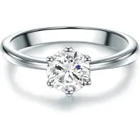 Trilani Anello argento / trasparente
