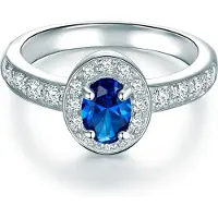 Trilani Anello blu / argento