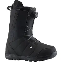 Burton - Scarponi da snowboard - Moto Boa Black 2024 per Uomo - Taglia 42,5 - Nero
