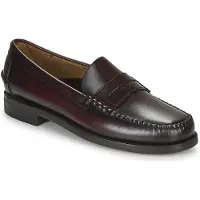Sebago per uomo. 7000300 Mocassini classici Dan in pelle marrone bordeaux (42), Basso, 1 a 3 cm, Nessuno, Casual, Da sera, Classico
