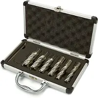 HBM 7 Pezzi Set di Punte per Strati in HSS - COBALT Extra Lungo
