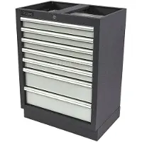HBM Armadio portautensili professionale a 7 cassetti per l'arredamento di officine