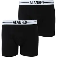 Alan red Boxer Aan Red neri 2-pack Nero tagia