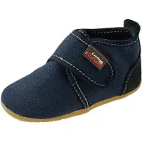 Living Kitzbühel Baby's Hook-and-Loop Shoe Plain Pantofole Bambini (25, blu)