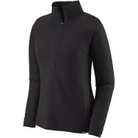 Patagonia Women's Cap Midweight Zip Neck Intimo sintetico Donna (M, nero)