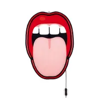 Seletti Applique LED Tongue, 41x58cm