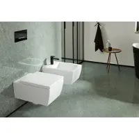 Villeroy & Boch Memento 2.0 Siège de WC, rectangulaire, QuickRelease, SoftClose, 378x452x43mm, 8M24S1I4, 8M24S1I4