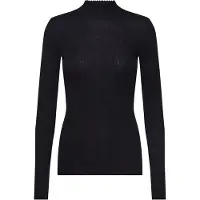 Armedangels Women's Alaani Maglia a manica lunga Donna (L, nero)
