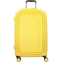 Mandarina Duck Logoduck + 4 ruote Carrello M 32 cm espandibile giallo