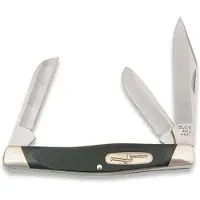 Buck Stockman 0301BRS2, Satin 420HC, Ebony coltello da tasca