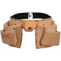 Toolpack Cintura porta attrezzi industriale in pelle Nubuck