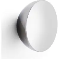 New Works Specchio da parete Aura Large, Ø 13 cm, acciaio inox