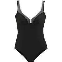 LASCANA Costume intero nero / bianco