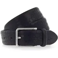 B.belt Cintura Vera Pelle 100 cm nero