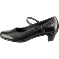 Camper per donna. 20202-088 Scarpa Helena in pelle nera tacco basso altezza: 4,5 cm (40), Nero, 3 a 5cm, Fibbia, Casual