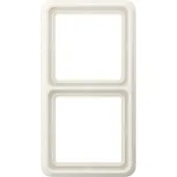 JUNG Cornice a 2 ingressi orizzontale/verticale CD 582 W