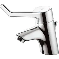 Ideal standard miscelatore lavabo CeraPlus B8212 cromo seq. maniglia a leva 12cm c.scarico