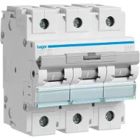 Hager Interruttore automatico tripolare 15 kA, caratteristica D, 80 A, 4,5 moduli