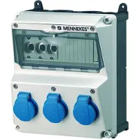 MENNEKES 920001 - Tipo F - Viti - Blu - Bianco - Plastica - IP44 - 230 V