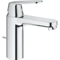 GROHE Eurosmart Cosmopolitan Mitigeur monocommandé pour lavabo, M-Size, saillie 122mm, vidage à tirette, EcoMode, 2339600E, 2339600E