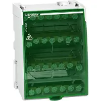 Schneider Acti9 Blocco di distribuzione a vite a 28 fori 100A 4P