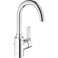 GROHE EHM Waschtisch Eurostyle C L-Size schw Rohrausl. m Ablaufg. chrom