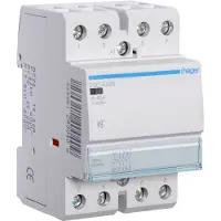 Hager Contattore senza ronzio, 40 A, 4S, 230 V, 1 pz.