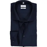 Seidensticker Camicia business 'Modern' blu notte