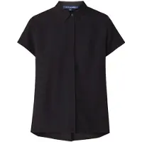 French Connection Classic Crepe Light Ss Shirt Black Taglia: XS | Magliette intime Outlet | Donna | Nero