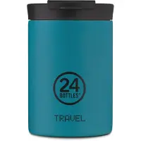 24Bottles Borraccia '350 ml' petrolio / nero
