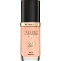 Max Factor Facefinity All Day Flawless Flexi-Hold 3in1 Primer Concealer Foundation SPF20 50 30 ml — Fondotinta 3 in 1