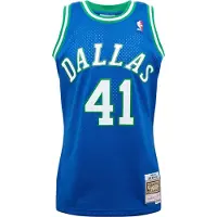 47 Brand Canotta Basket Uomo Nba Swingman Jersey Hardwood Classics No 41 Dirk Nowitzki 1998-99 Dalmav Road Original Team Colors