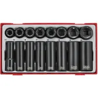 LUNA POLSKA 68800200 Set Di Prese A Percussione 1/2' 16 Pezzi Tt9116N