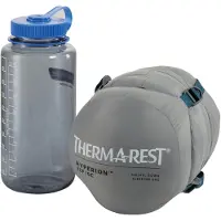 Therm-a-Rest - Sacco a pelo in piumino ultraleggero - Hyperion 0°C / 32°F Black Forest in Pelle - Taglia Regular - Grigio