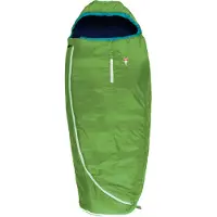Gruezi-bag Biopod Wolle Kids World Traveller Sacco a pelo bambini Bambini (bis 170 cm Körpergröße - 140-190 x 65 x 45 cm, verde)