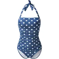 LASCANA Costume intero 'Lissy' blu / bianco