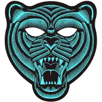 Atosa Maschera Led Tigre