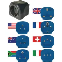 Brennenstuhl Adattatore Da Viaggio Set Di 7 Pezzi