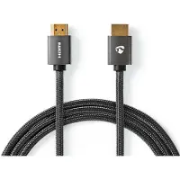 Nedis Cavo Hdmi Cvtb34000gy20 Ad Alta Velocità Su Ethernet Hdmi-hdmi 4k Arc 18 Gbps Cotone 2 M 60hz
