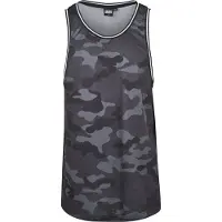 Urban Classics Maglietta 'Camo Mesh' grigio / grigio scuro / nero