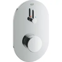 GROHE Selbstschlussar. Brause Eurosmart CT Fertigmontageset mit Mischung VC