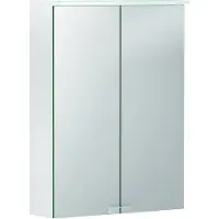 Geberit Option Basic armoire de toilette avec éclairage intégré, deux portes, largeur 50cm, 500.257.00.1, 500.257.00.1